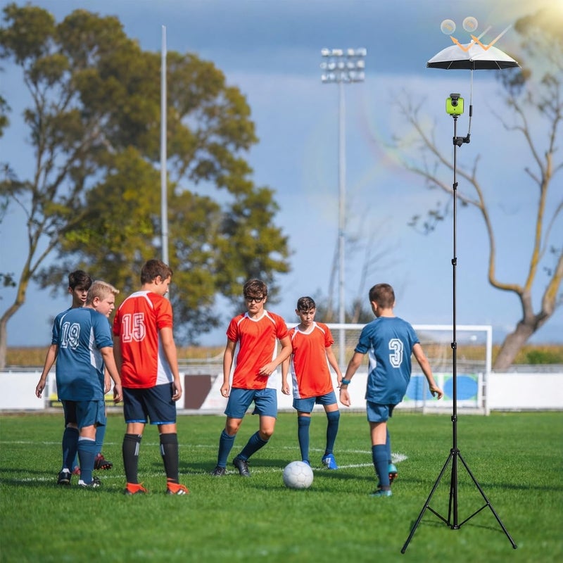 Lconvicely Camera Umbrella Compatible with Xbotgo Chameleon T4 & T1 Tripods – 50cm UV Protection, 180° Rotatable Design Photography Umbrella, Sunshield for Gimbal and Phone - Image 2